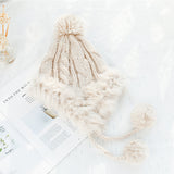 Toboggan Hat Female Autumn and Winter Lei Feng Hat Knitted Hat