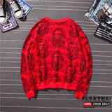 WGM Closing Autumn Winter Sweater Cotton Terry Thickening