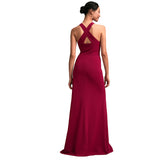 Homecoming Dresses Spring Sexy Fashion Women's Wear Backless Strap Cross Evening Dress