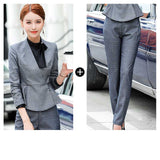 Women's Autumn Uniform Designs Formal Style Office Lady Bussiness Attire Work Suit Business Wear Women's Skirt OL