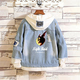 Comic Denim Jacket Men and Women Couple Denim Jacket