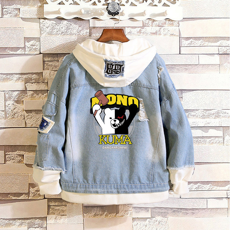 Comic Denim Jacket Anime Denim Jacket