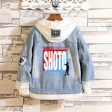 Comic Denim Jacket Anime Clothes Denim Jacket