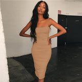 Hot Women In Tight Dresses Summer Sexy Sleeveless Sheath Dress