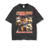 Jordan Poole Shirt Jordan Poole Printed Vintage Loose Distressed