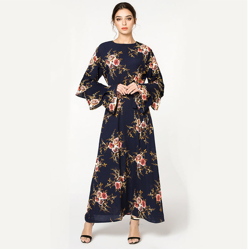 Muslim Women Stylish Kashibo Abaya Muslim Ladies Long Gown Islamic Clothing Jilbab Jalabiya Fashion Robe Maxi Dress