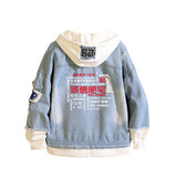 Comic Denim Jacket Men's and Women's Anime Peripheral Denim Jacket