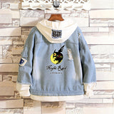 Comic Denim Jacket Men and Women Couple Denim Jacket