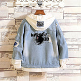 Comic Denim Jacket Men and Women Couple Denim Jacket
