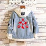 Comic Denim Jacket Casual Loose Denim Jacket
