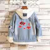 Comic Denim Jacket Casual Loose Denim Jacket