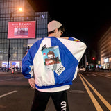 Baggy Jacket Men's and Women's Dance Baseball Collar Sports Casual Jacket