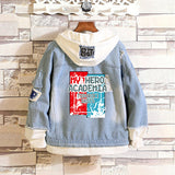 Comic Denim Jacket Anime Clothes Denim Jacket