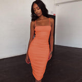 Hot Women In Tight Dresses Summer Sexy Sleeveless Sheath Dress