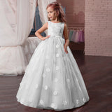First Communion Dress Vestidos De Primera Comunion Lace Ball Gown Girl Party Princess Pageant Gown Evening Dress