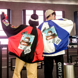 Baggy Jacket Men's and Women's Dance Baseball Collar Sports Casual Jacket