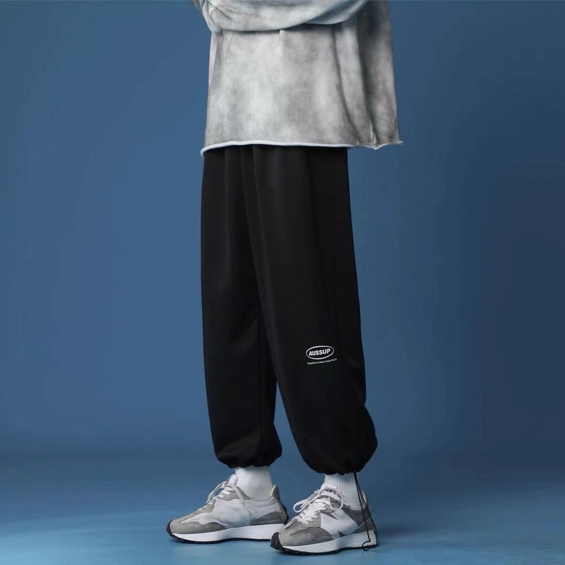 Men Pants Men's Spring and Autumn Loose Casual Pants Autumn