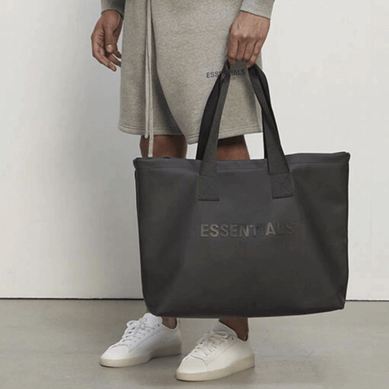 Fog Fear of God Essentials Bag Shoulder PU Leather Handbag Large Capacity Totes