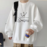 Men Sweatshirts round Neck Sweater Men's Spring and Autumn Loose