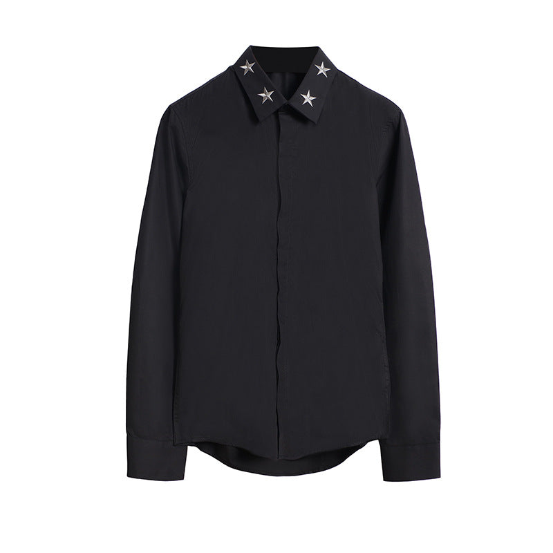 GVC Shirt High Density Embroidery XINGX Long Sleeve Shirt Men