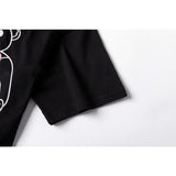 We11 Done T Shirts Cartoon Bear Print Summer Casual Men and Women