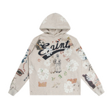 Saint Michael Hoodie Graffiti Heavy Vintage plus Size Hoodie