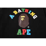 Shark Print Sweatshirts Autumn And Winter New Camouflage Color Printed Logo Male And Female Couples Wear Pullover