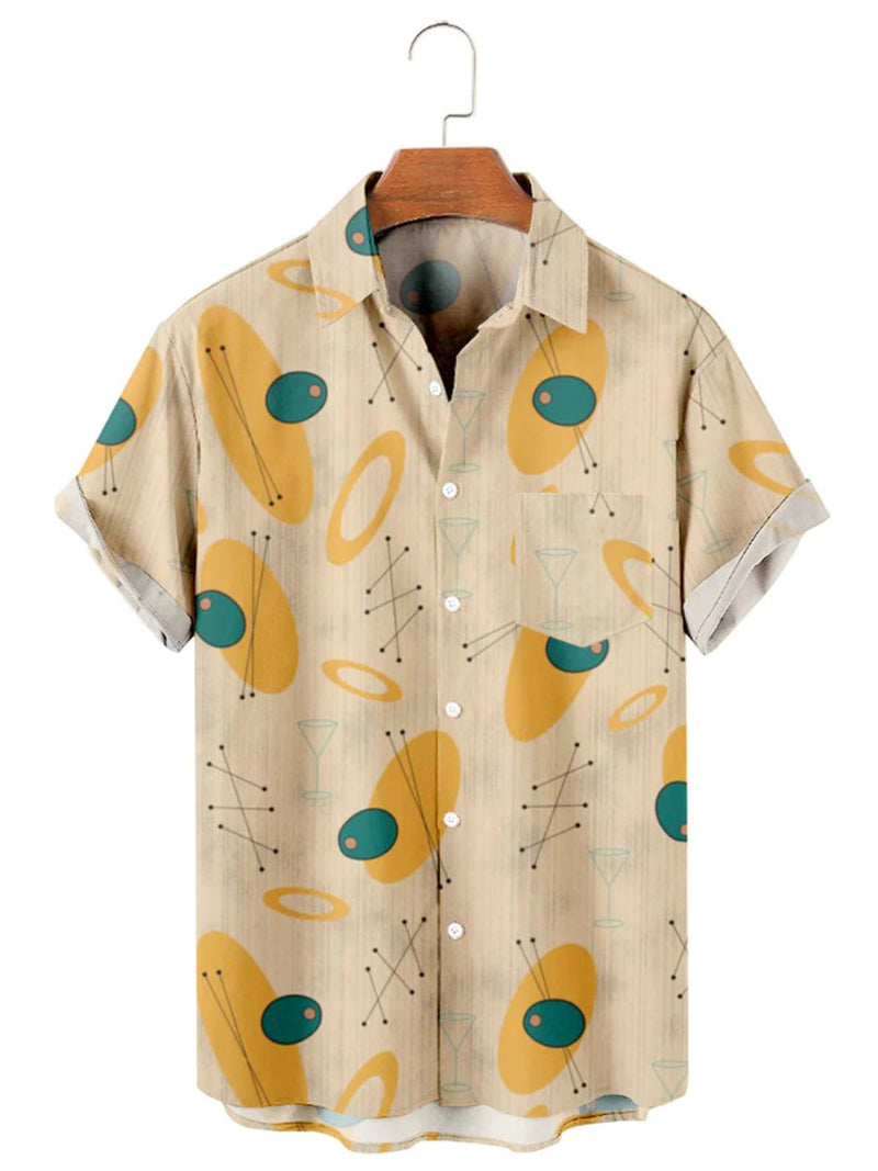 Men Beach T Shirts Men's Fashion Fashion Short Sleeve Shirt