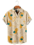 Men Beach T Shirts Men's Fashion Fashion Short Sleeve Shirt