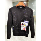 Dsq2 Hoodie DSQ Lian D2 Map Printed Sweater Trendy Men's Autumn and Winter
