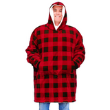 Hoodies Blankets Leopard Print Lazy Blanket Casual Hooded Sweater
