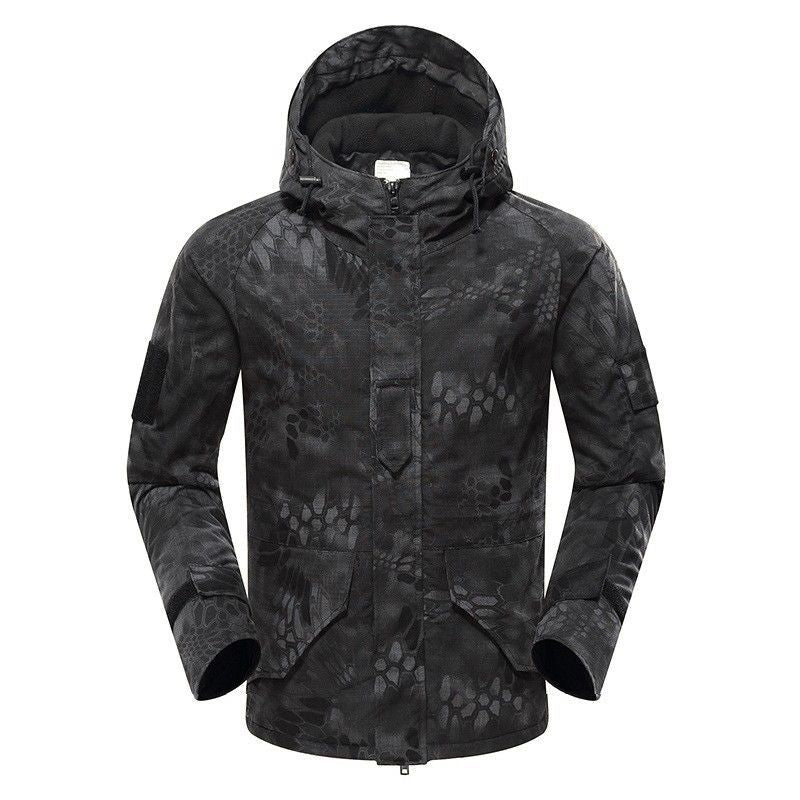 Sitka Jacket Python Pattern Camouflage G8 Shell Jacket Autumn and Winter Thickening Men/Women Outdoor Clothes Hooded Jacket
