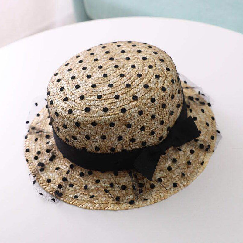 Fedora Golf Hats Spring/Summer Bow Lace Sun-Shade Sun Protection Hat