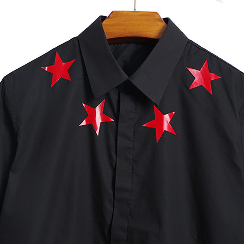 GVC Shirt XINGX Pattern Long Sleeve Shirt Cotton Man