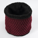 Women Winter Hats Knitted Men and Women Sleeve Cap Winter