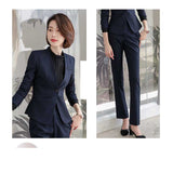 Womens Autumn Uniform Designs Formal Style Office Lady Bussiness Attire Work Suit
