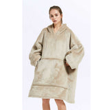 Hoodies Blankets Large Size Thickened Hooded Lazy Plush Home