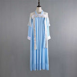 Chinese Traditional Dress Chest-High Dress Embroidered Lolita