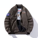 NASA Varsity Jacket Cotton Padded Thickened Jacket Men's Casual Baseball