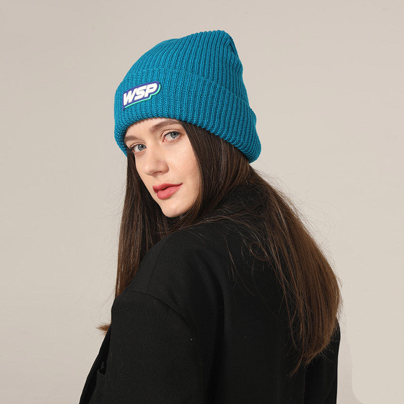 Toboggan Hat Women's Autumn Letters Winter Warm Men