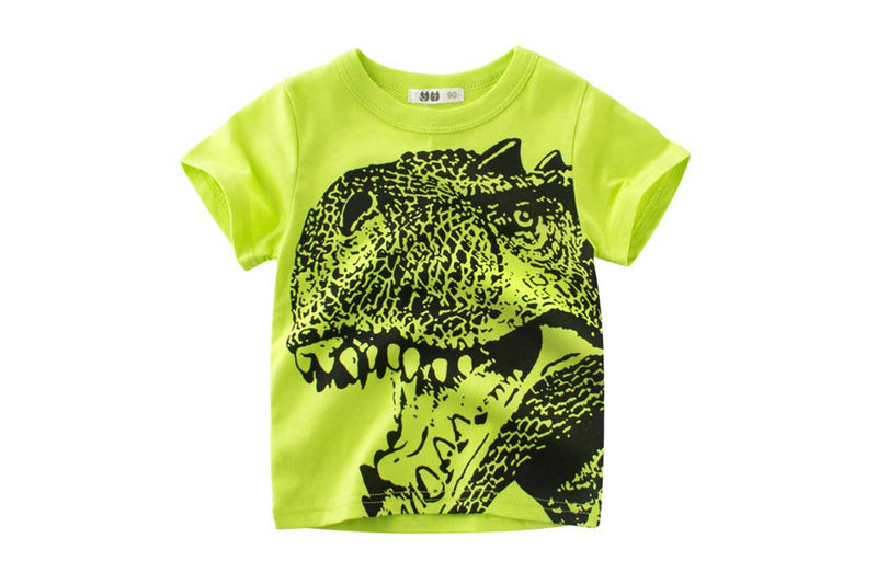 Summer Tops Summer Boy's Short-Sleeved T-shirt Bottoming Shirt