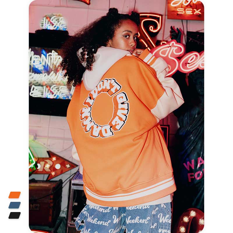 Varsity Jacket Vintage Autumn and Winter Baseball Uniform College Style Towel Embroidery Letter Jacket Coat Men's Clothing