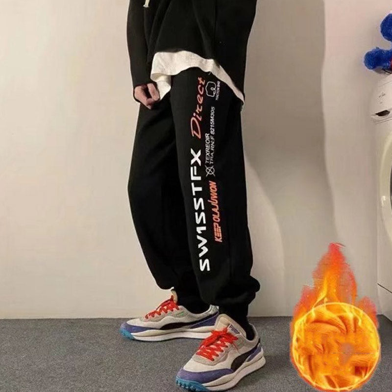 Men Pants Sports Pants Autumn and Winter Casual Pants Knitted