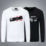 Dsq2 Hoodie DSQ Lian D2 Rectangular Three-Dimensional Printed Sweater Trendy Men's Autumn and Winter