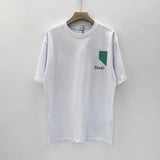 Rhude T Shirt Limited Rhude Casual Hip Hop Summer Loose round Neck