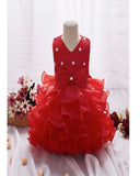 Girl Dress Bow Princess Dress Wedding Dress
