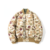 Bape Military Jacket Shark Desert Camouflage Coat Jacket Coat