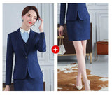 Women Autumn Uniform Designs Formal Style Office Lady Bussiness Attire Work Suit Business Suit Workwear
