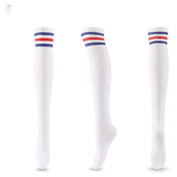 Winter Thick Knit Thigh High Socks Long Stockings Boot Knee Socks Long Women's Socks Striped High Cotton Socks