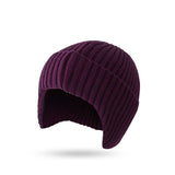 Toboggan Hat Casual Autumn and Winter Men and Women Knitted Hat Warm